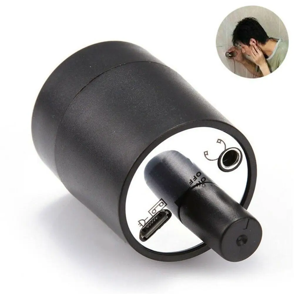 

Высокая прочность настенный микрофон голосового прослушивания Detecotor для ремонта утечки воды слуха масло для инженера утечки T8X9