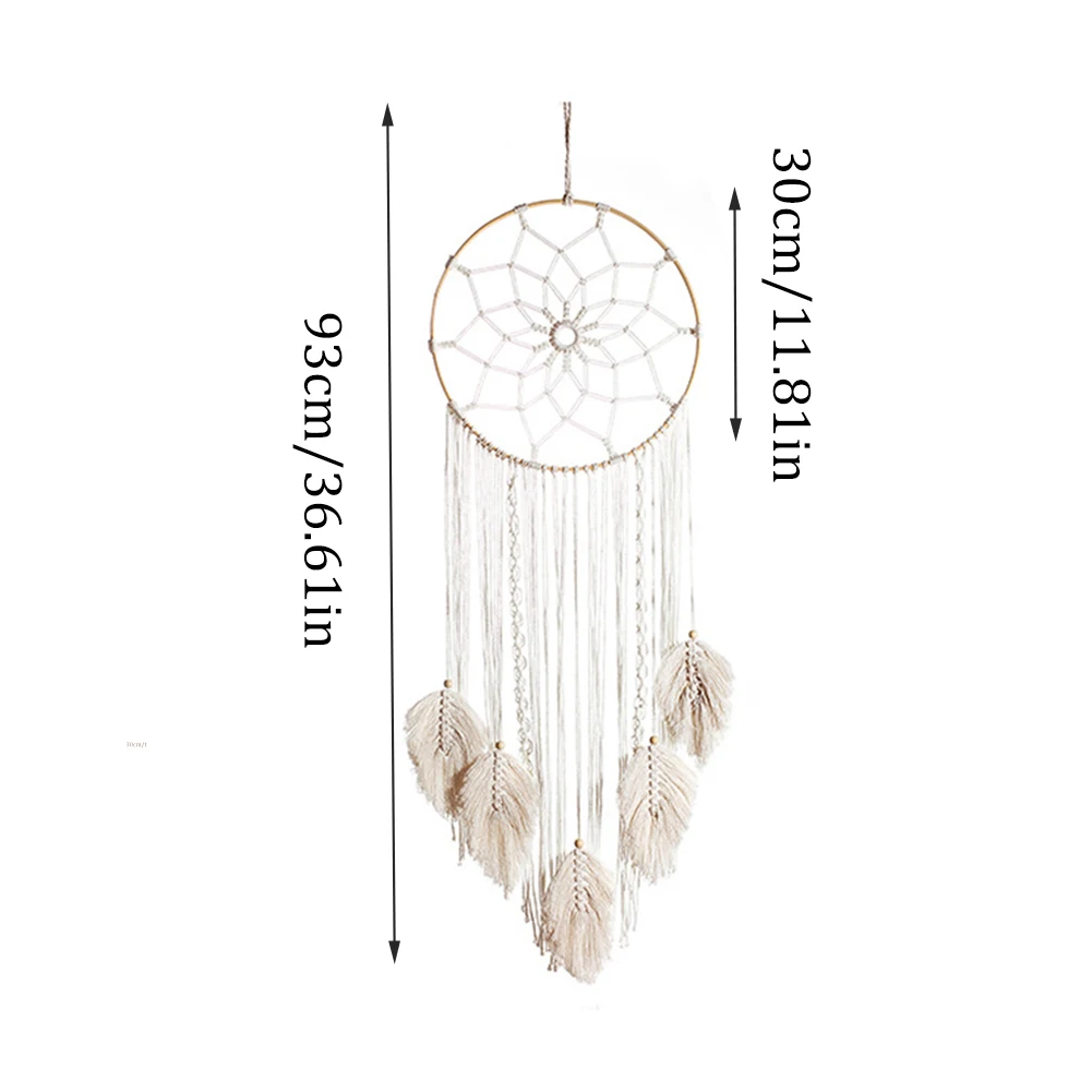 

Macrame Boho Tapestry Wall Hanging Dream Catcher Home Decoration Accessories Nordic Art Tassel Room Decoration
