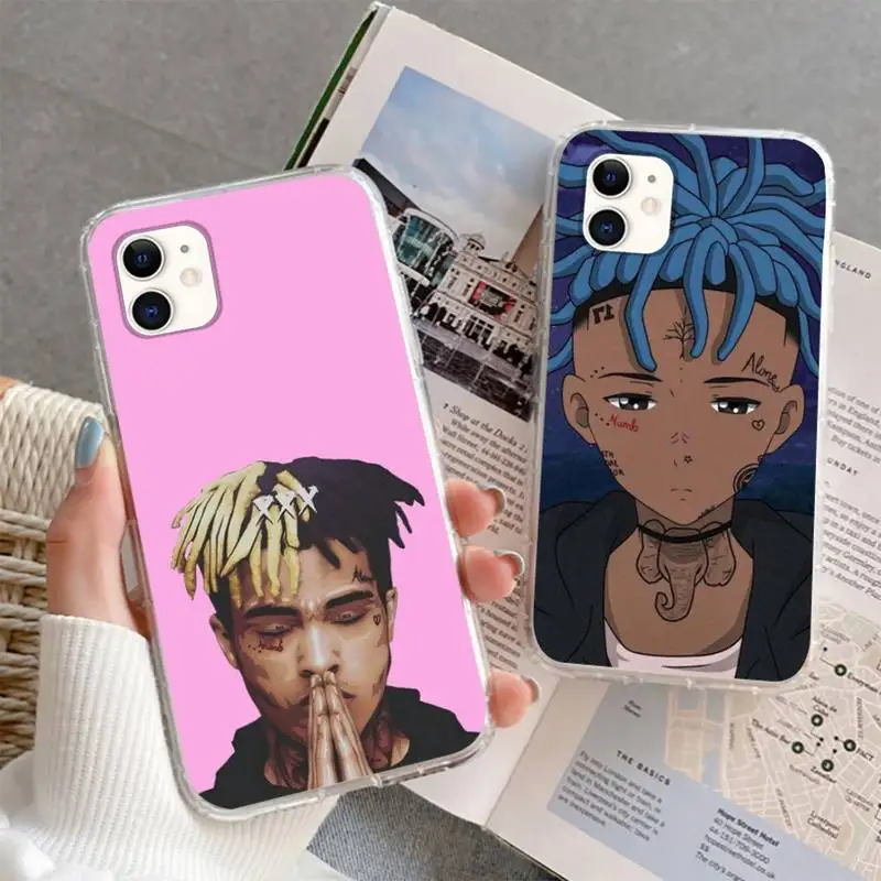 

xxxtentacion Phone Case For iphone 5s 6 7 8 11 12 plus xsmax xr pro mini se soft Transparent Cover Fundas Coque
