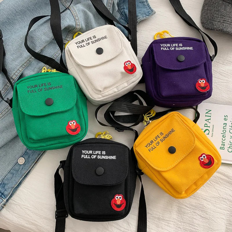 Холщовая Маленькая женская сумка новая модная Корейская подходящая ко всему