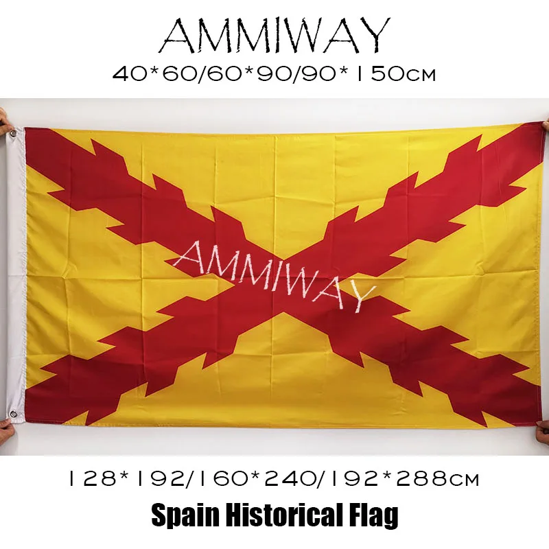 AMMIWAY любой размер второй испанский Республика простой 1931-1939 исторический флаг