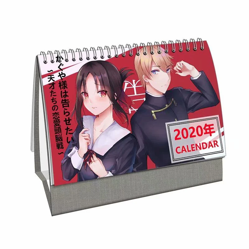 Аниме Kaguya sama: Love Is War ежедневный Настольный календарь сделай сам 2020 год оформление