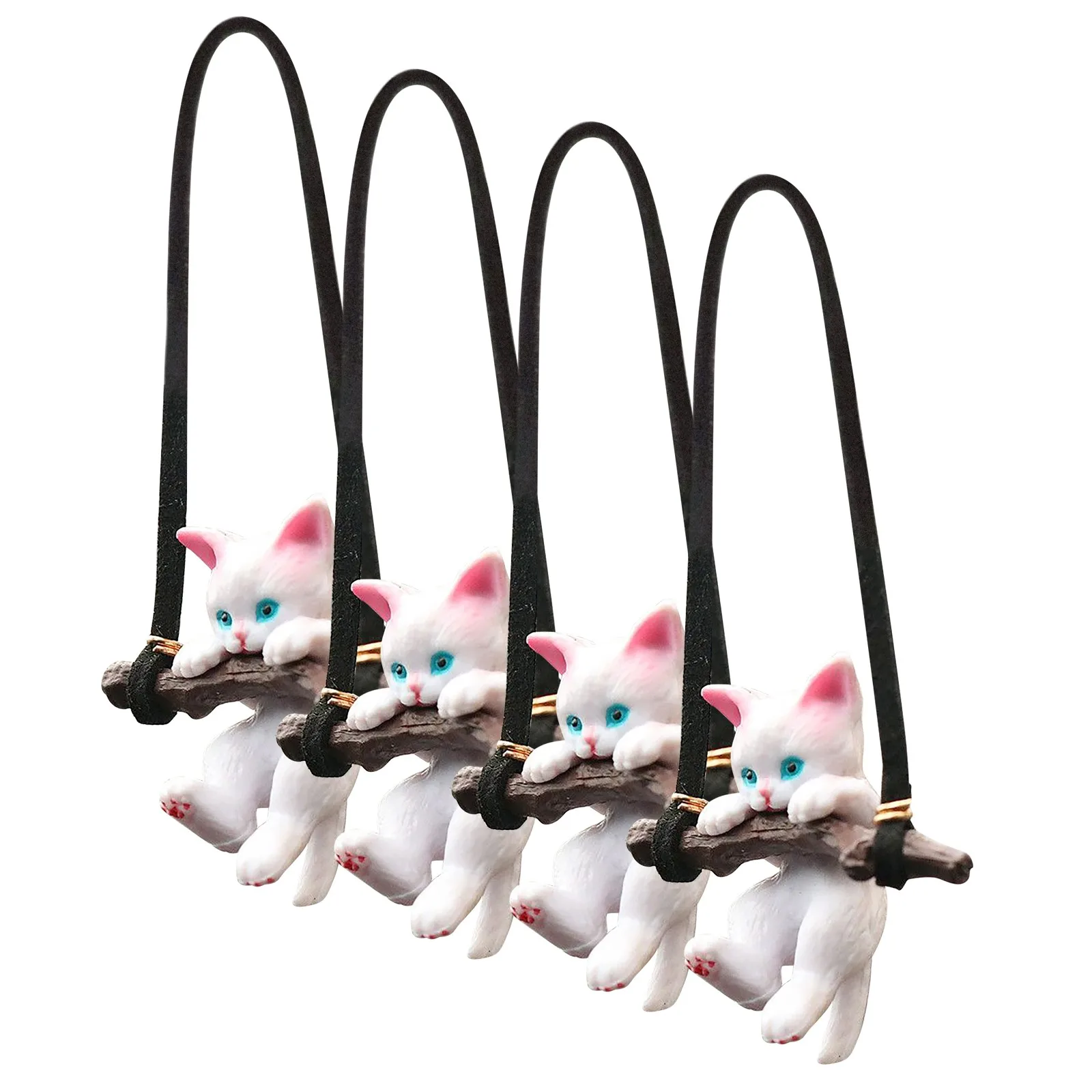 

Car Pendant Creative Cute Branch Cat Car Cute Cat Hanging Ornament With Colorful Aerosphere Hanging Ornament Gift Accessories