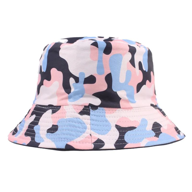 

Fashion Unisex Harajuku Bucket Hat Fishing Outdoor Cap Men Hiking Fishing Hats Summer Sunscreen Camouflage Fisherman hat