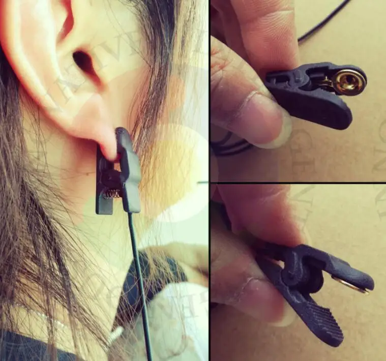 EEG Ear-clip Electrodes Gold-plated Suitable for OpenBCI/TGAM/NeuroSky Etc. | Электроника