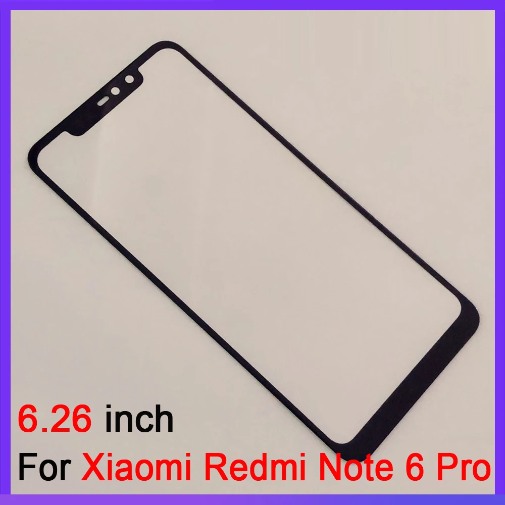 ЖК дисплей Сенсорная Панель переднее стекло для Xiaomi Redmi Note 6 Pro 7 внешнее сенсорный