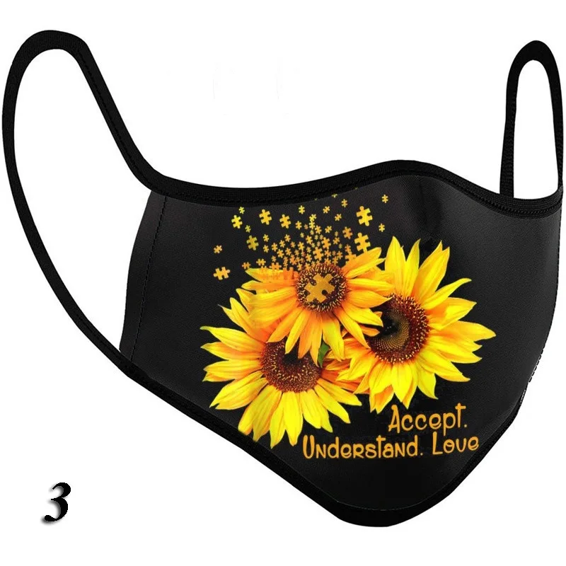 

Fashion Women Scarf 3d Funny Printing Printed 1pc Mondmasker Mascara Masques Scarf Mascherine Mondkapjes Halloween Cosplay Mask