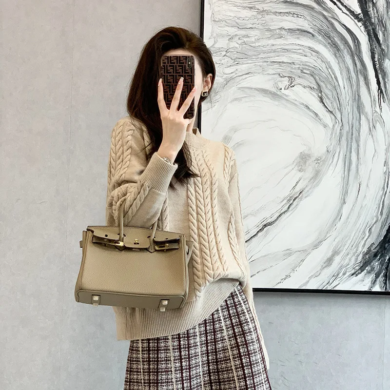 

Women Fashion Solid Knit Sweater Top Long Sleeve O-neck Short Vintage Female Knitted Sweaters Pullover Chic Tops X163