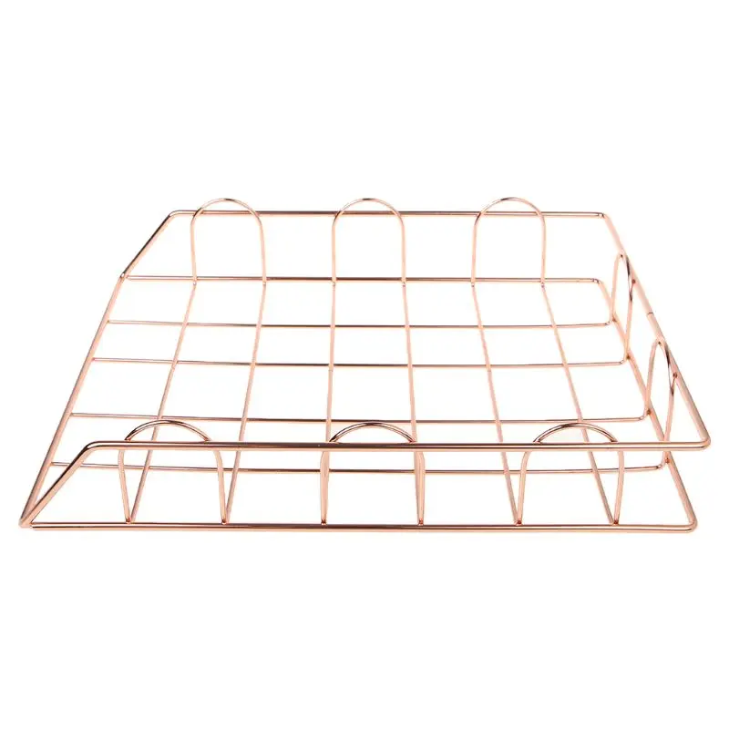 Складной кованый буквенный журнал держатель для газет стеллаж хранения файл