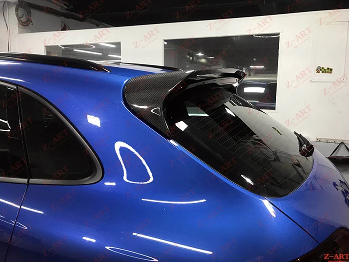Z-ART для Porsche Macan Boxter углеродное волокно спойлер на крыше кабины S задний заднее