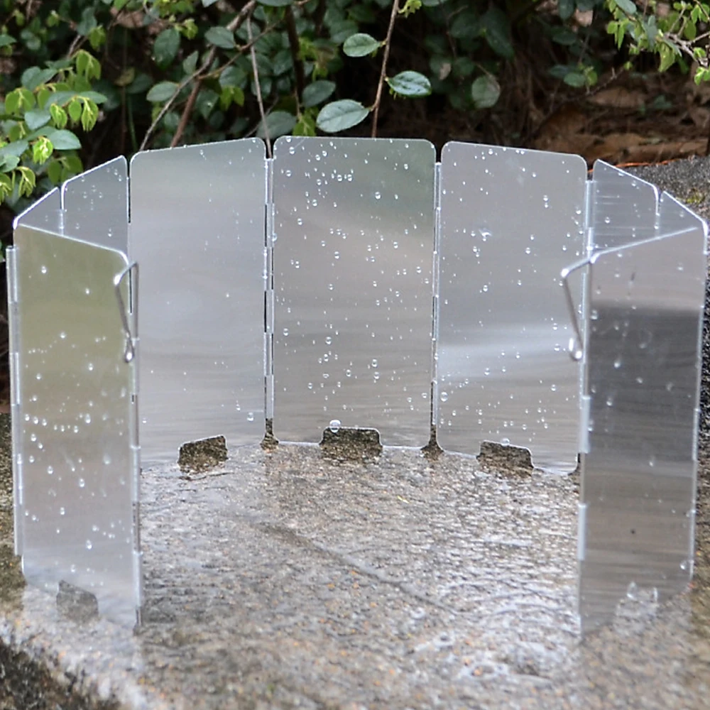 Газовая плита защита от ветра экран складной Открытый Кемпинг Плита Ветер щит