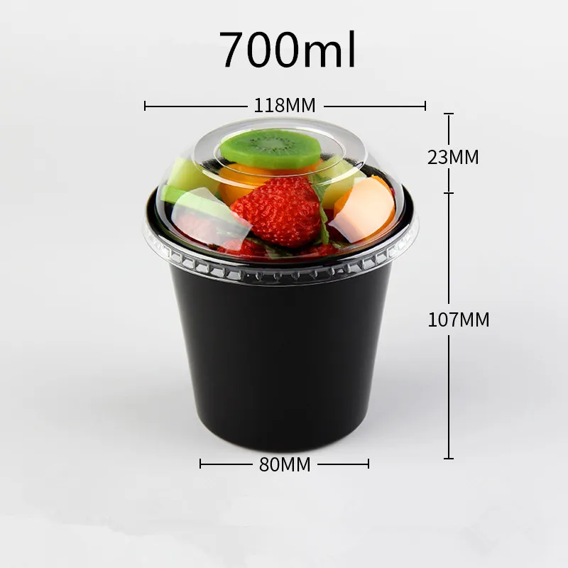 50 шт. высококачественные черные одноразовые пластиковые стаканы 280 мл/450 мл