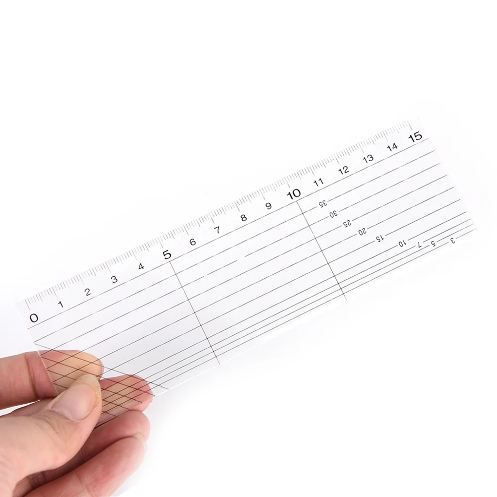 

Transparent Quilting Sewing Patchwork Foot Aligned Ruler Grid Cutting Edge Tailor Craft Handmade Ruler Measuring Tool 5*15/30cm