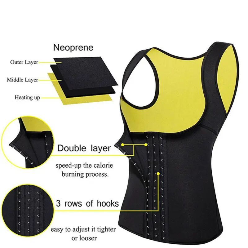 Женский спорт фитнес жилет для похудения поддержка талии формирователь тела