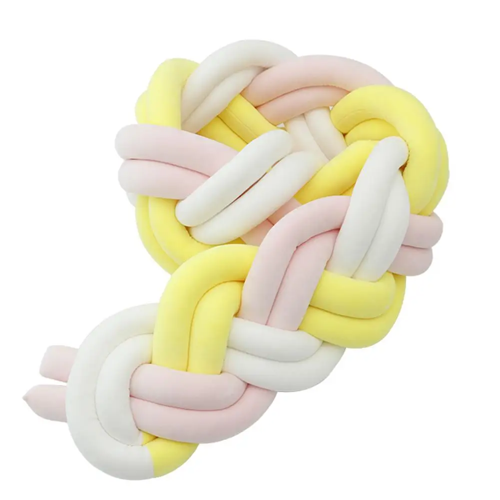 Детский бампер кровать коса узел Подушка для младенцев Bebe защита кроватки