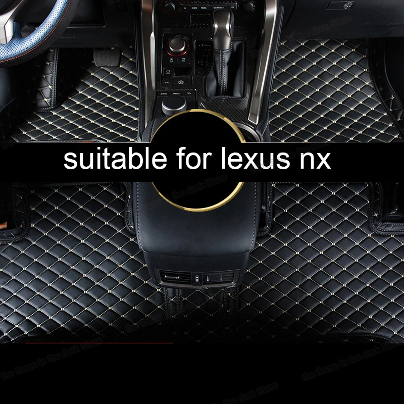 Кожаные автомобильные коврики Lsrtw2017 для Lexus Nx Nx200t Nx300h Nx300 Nx200 2015 2016 2017 2018 2019 2020 2021