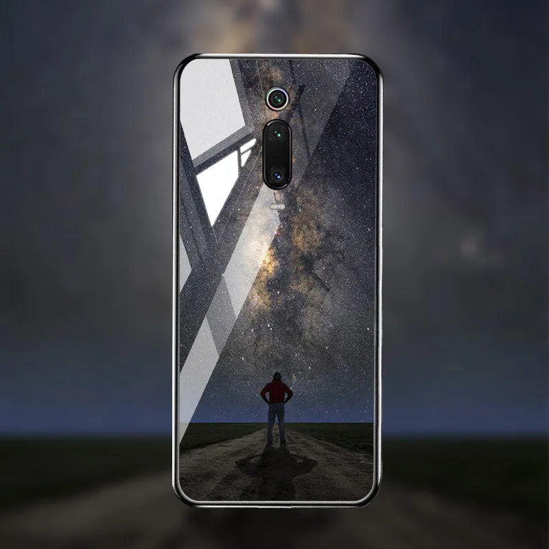 M005 Для Xiaomi mi 9T чехол s Закаленное стекло защитные чехлы Coque Xio mi Red mi Note 8 Pro 8T 8A Note 7 7A mi A3 9 Lite чехол Чехлы - Цвет: M005