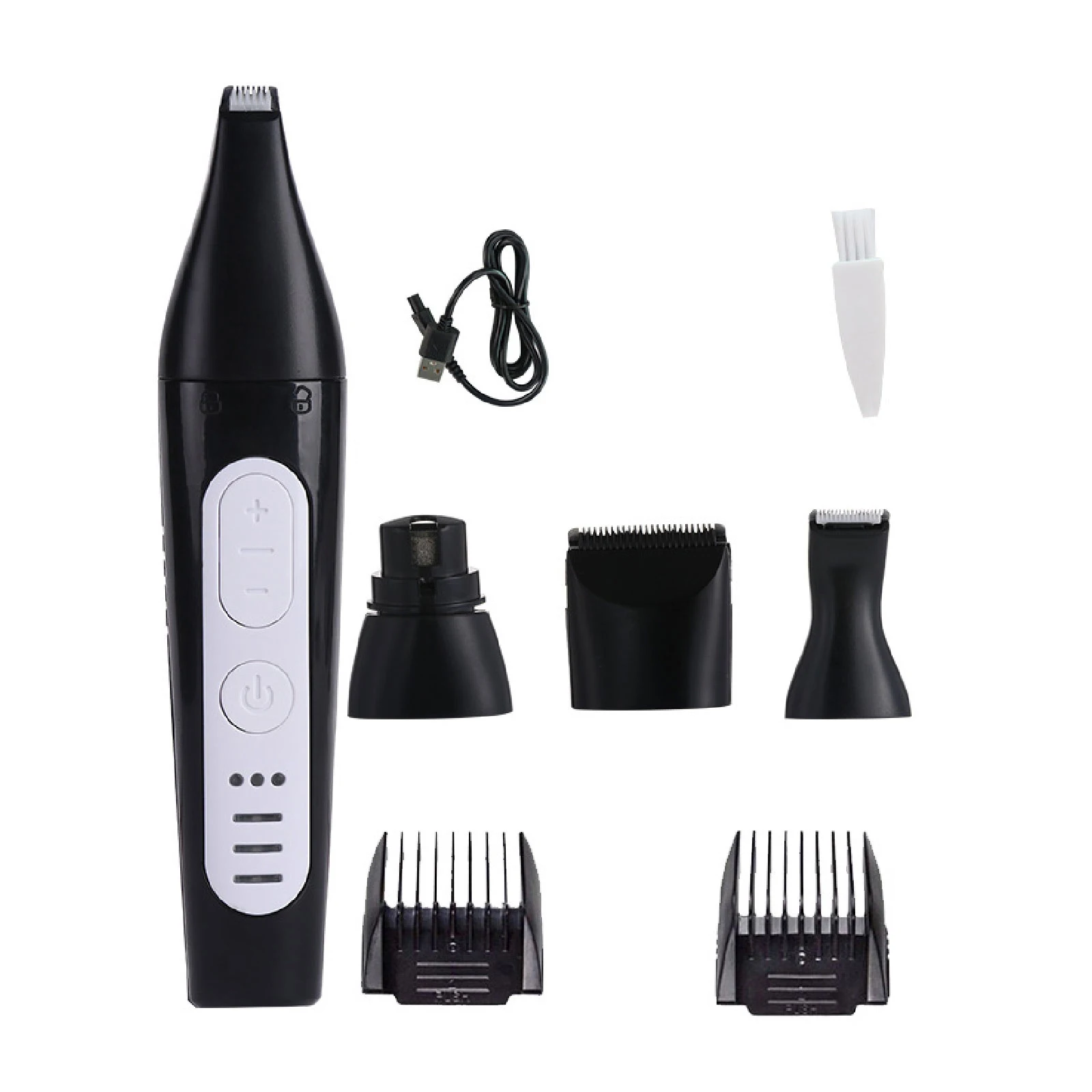 

Dog Clippers 4 in 1 Pet Trimmer Grooming Kit with Pet Nail Polisher Cordless Electric Hair Clipper Set for Dogs Cats Pets