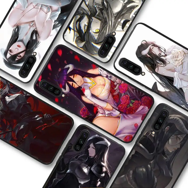 

Albedo Overlord anime Phone Case For Redmi 9 5 S2 K30pro Silicone Fundas for Redmi 8 7 7A note 5 5A Capa