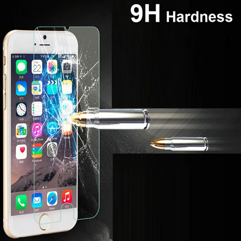0 26 мм 2.5D Защитное стекло для iPhone 5S 6 7 8 Plus закаленное Iphone X XR XS Max защита экрана 9H HD