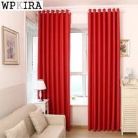 modern solid red color jalousie curtain for living room window treatment bedroom drape kitchen blinds 092c