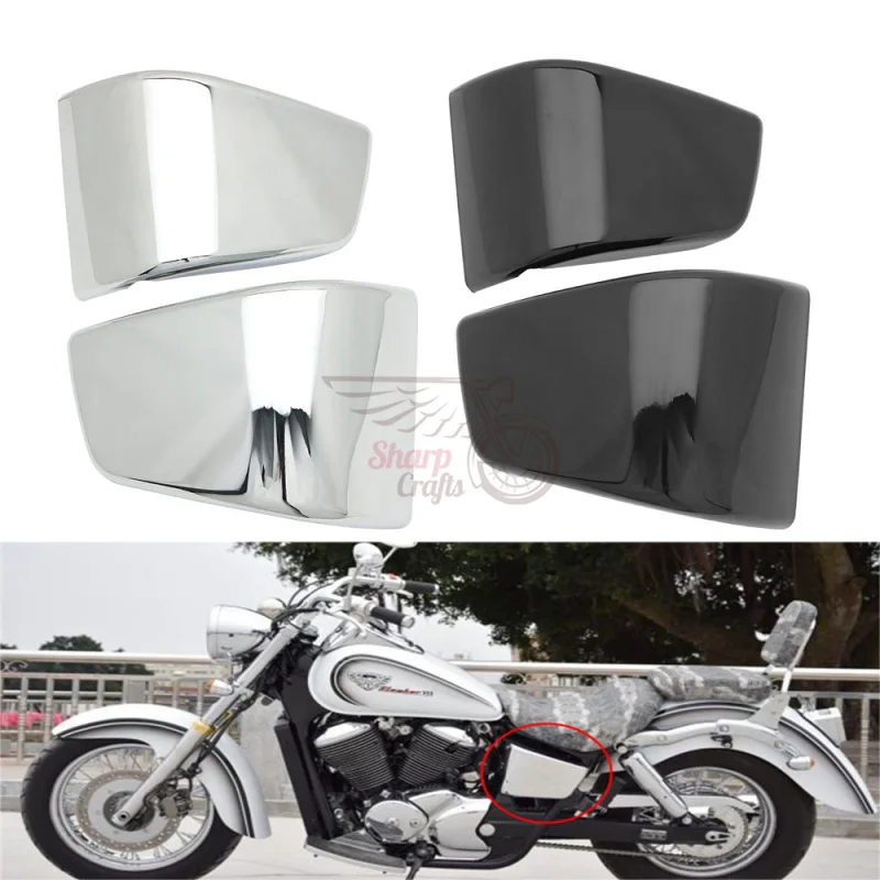 Мотоциклетные боковые обтекатели из АБС пластика и черного хром для