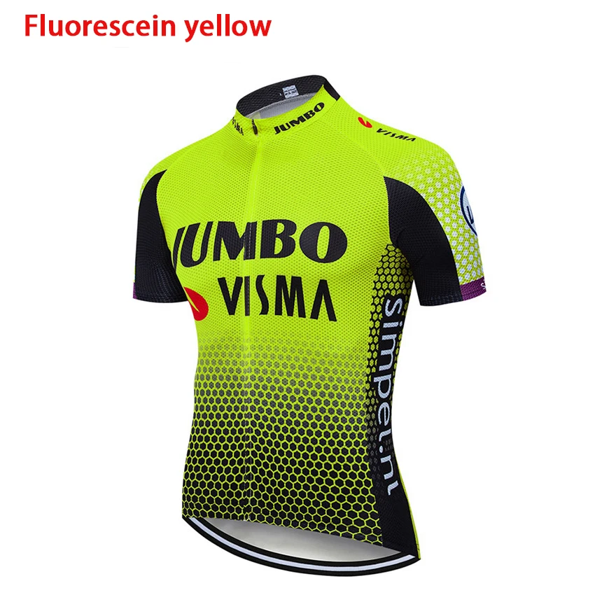 Pro Team Jumbo Visma набор велосипедных футболок, мужские велосипедные Майо MTB Racing Ropa Ciclismo летние Hombre Roupa велосипедная одежда - Цвет: Pic Color