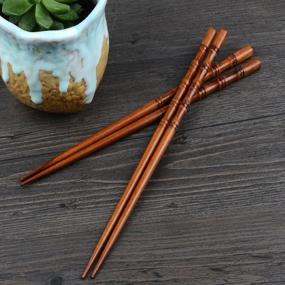 

2 пары, деревянные палочки для еды ручной работы, в японском стиле