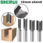 Фреза для деревообработки, Концевая фреза из карбида вольфрама, 12 мм, 1 шт.