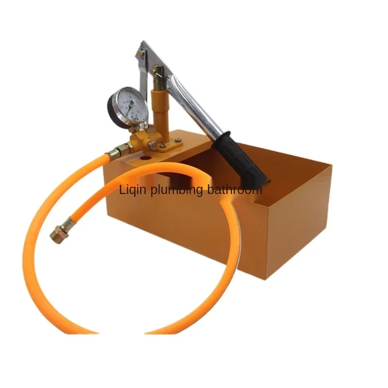 

Aluminum 2.5MPa Pressure Test Pump 25KG Water Pressure Tester Manual Hydraulic Test Pump Machine with G1/2" Hose