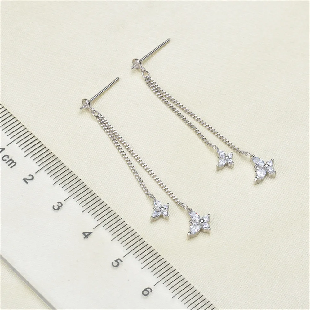 

New Fashion Factory Price High Quality Silver Stud Earrings Accessories For Women Jewelry Present