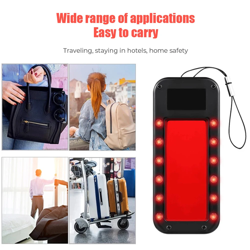 Антишпионский детектор скрытой камеры с 12 Светодиодный светильник лампами