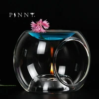 pinny glass oil burner high quality candle aromatherapy oil lamp gifts and crafts home decorations aroma furnace