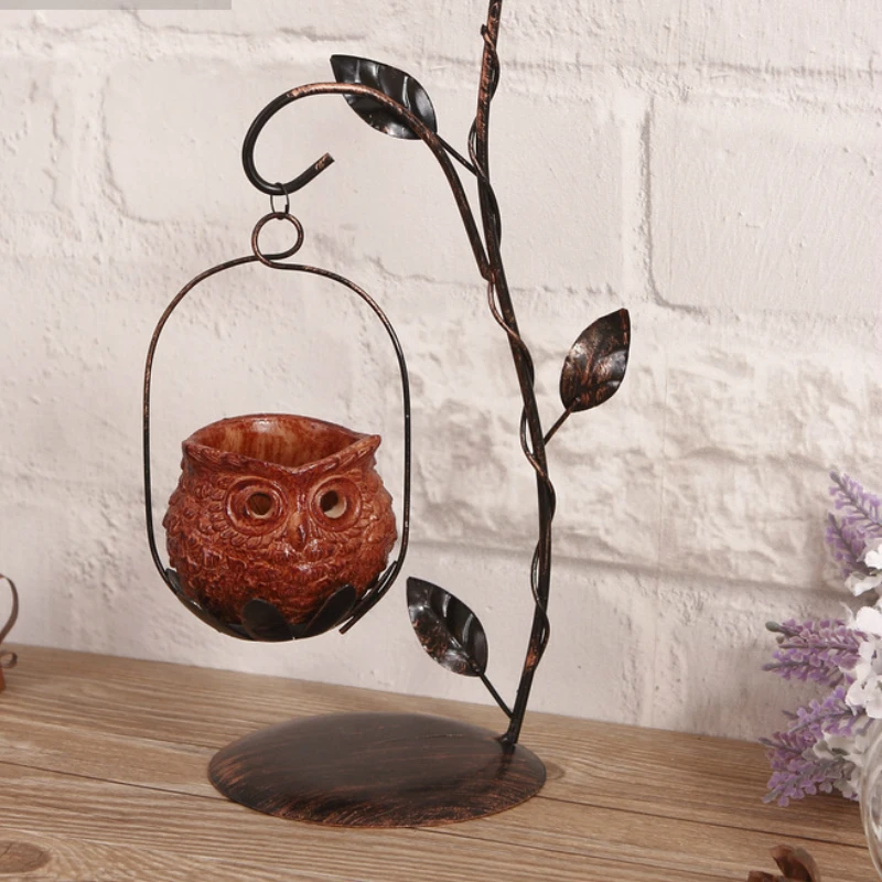 Веселый пылкий креативный винтажный подсвечник современный дизайн