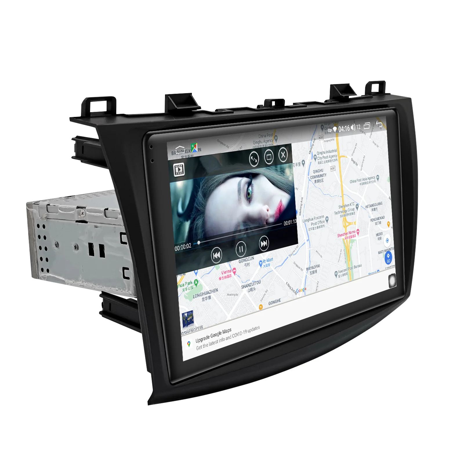 저렴한 라디오 1din 9 인치 자동차 오디오 시스템 중앙 멀티미디어 안드로이드 자동차 용품 마즈다 3 2009-2013 무선 애플 카플레이