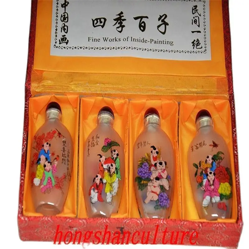 EXQUISITE CHINESE CRYSTAL GLASS HANDMADE SNUFF BOTTLE Snuff Bottles With Pictures Inside | Дом и сад