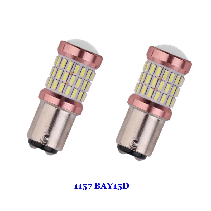 1 шт. автомобильная светодиодная лампа 1156 BA15S P21W 1157 BAY15D S25 дневные ходовые огни