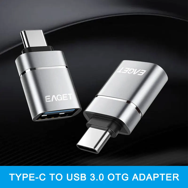 EAGET USB C адаптер типа к 3 0 Thunderbolt Type-C OTG кабель для Macbook pro Air Samsung S10 S9 | Компьютеры и