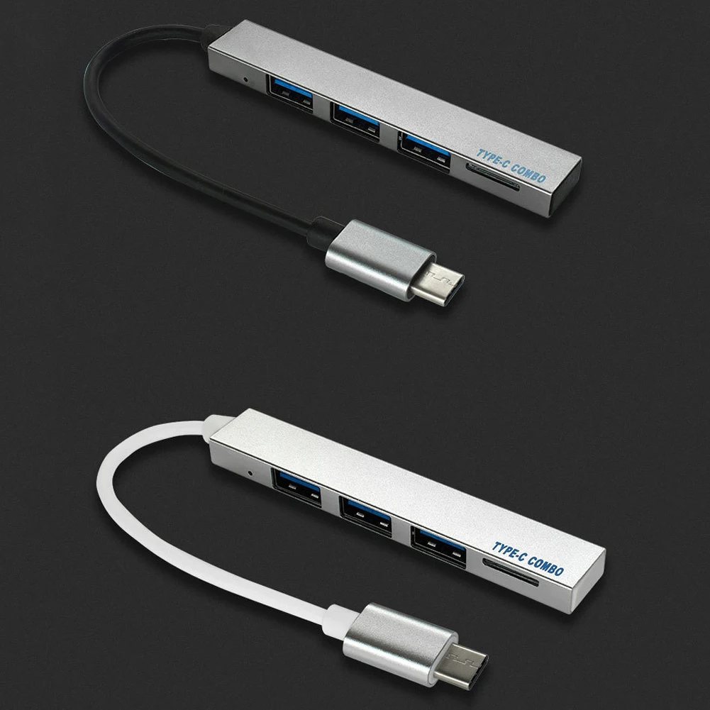 Тип C концентратор 4 USB в 2 0 порты 480 м сплиттер конвертер OTG Кабель адаптер для Macbook