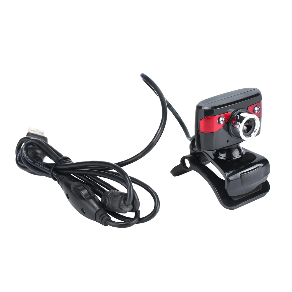 Веб-камера USB 2 0 12 мегапиксельная HD камера 360 градусов с микрофоном клип-on для