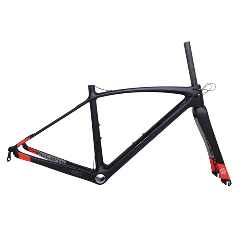 Велосипедная Рама ZGL углеродная рама V-образная Тормозная 430 /470 /500 / 530 700C размер
