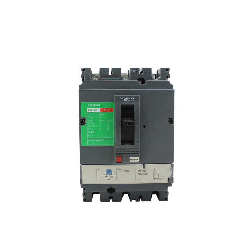 

Original authentic channel Schneider Molded Case Circuit Breaker CVS160F TM160A 3P 100A 160A 125A 250A