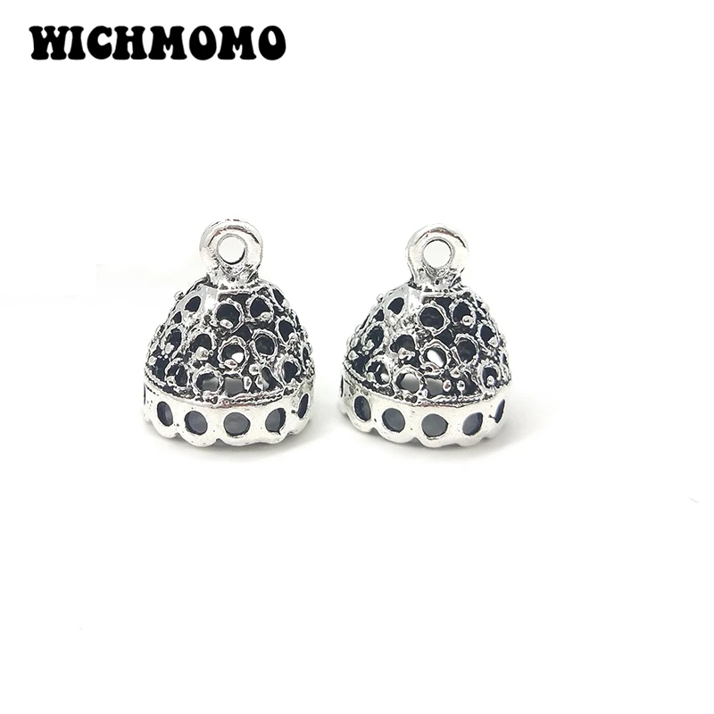 Новинка Модный комплект из 6 шт./пакет 16 мм Ретро Цинковый Сплав серебра колокол