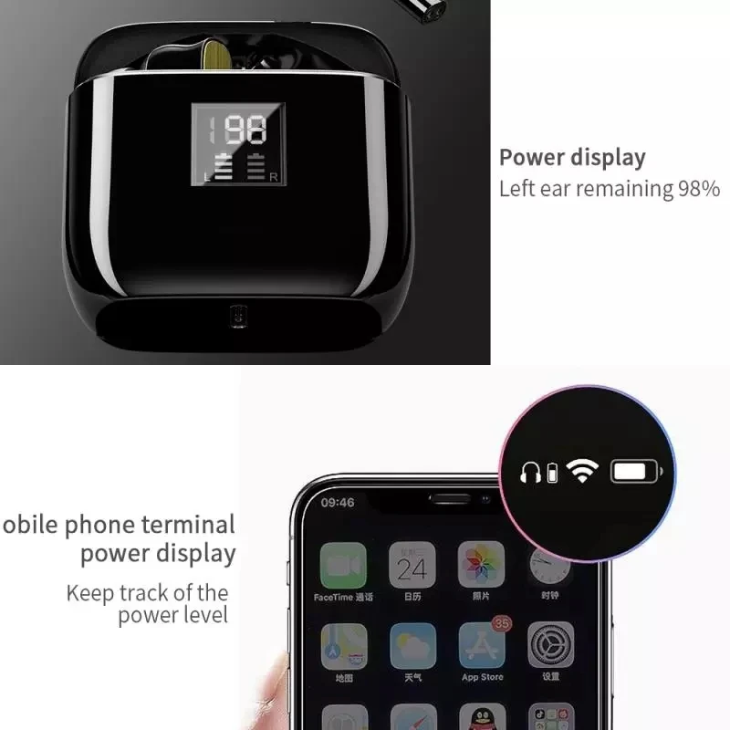 

Fineblue 07B TWS Wireless Earphone Bluetooth 5.0 Live Sound Quality Fingerprint Touch Handsfree Music Sport Mini Headsets