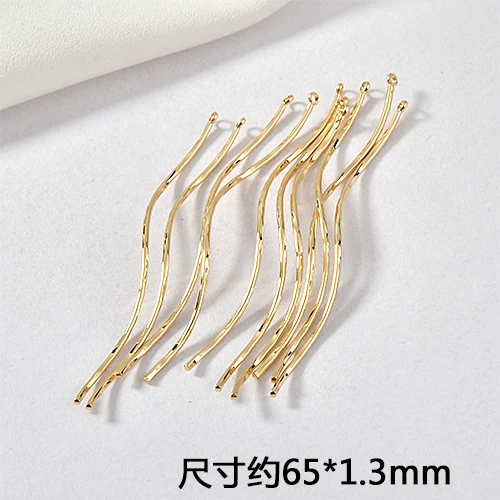 Поддерживает цвет медь покрытием 14K золото геометрические кривые ромбовидные