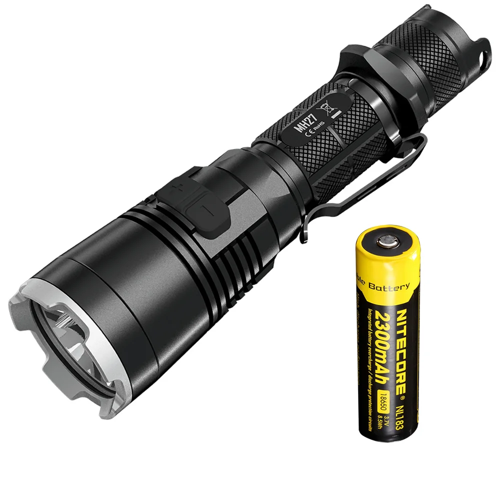Охотничий набор NITECORE MH27 1000 люмен 4x светодиодов фонарик для улицы снаряжение