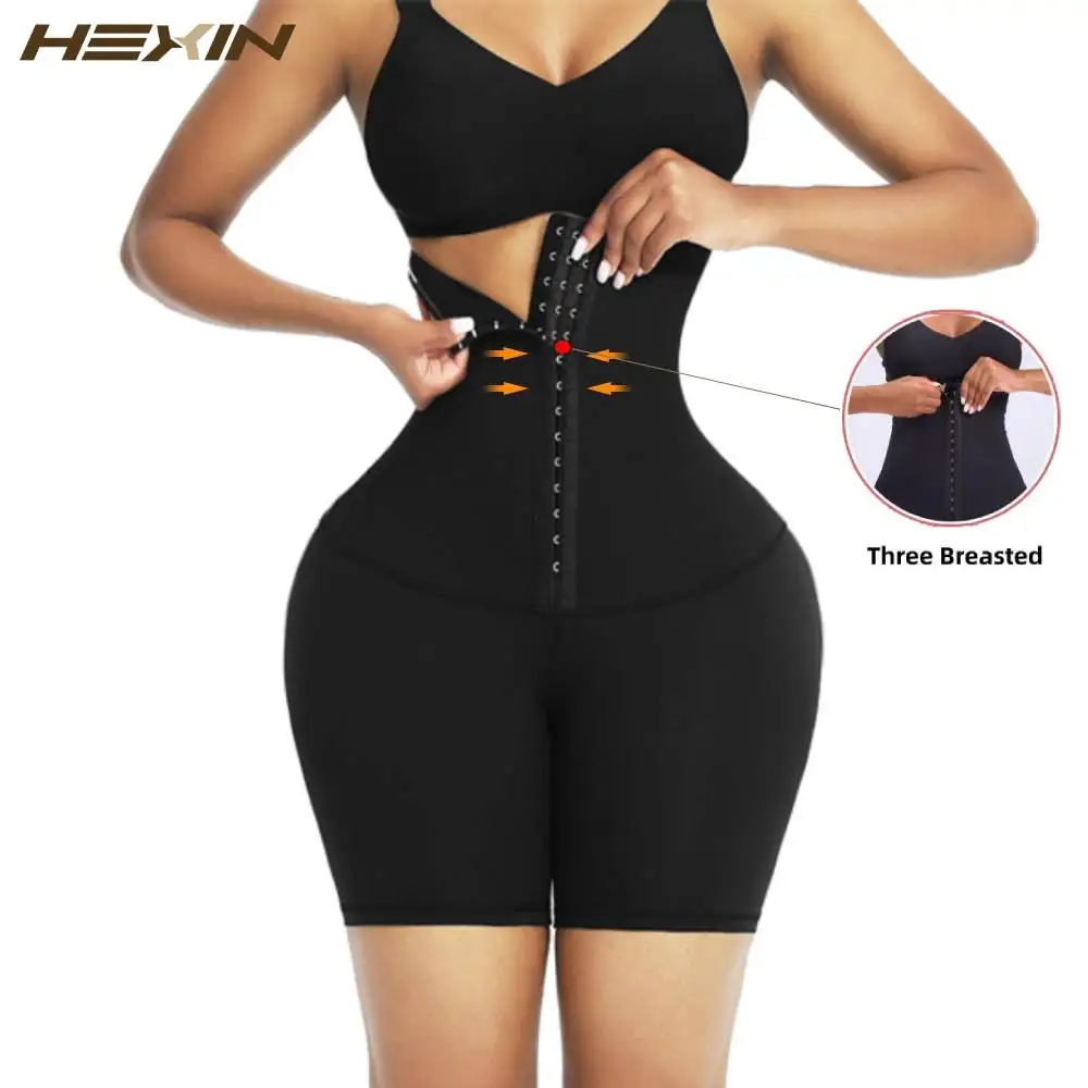 

Colombian Fajas Leggings Women's Corset Waist Trainer Body Shaper Tummy Control Slimming Panites High Waist Shapewear Shorts