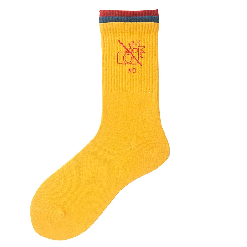 

7 Pairs Happy Socks Pack Women&Men Cotton Mujer Hosiery Korean Cute Meias White Kawaii Crew Chaussettes Femme Cool Socks