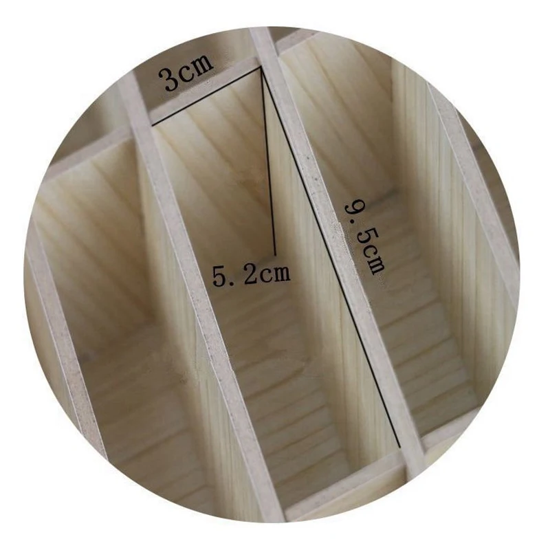 Multifunctional Wooden Storage Box Desktop Office 24 Grid Rack Mobile Phone Repair Tool Motherboard Display Accessories | Дом и сад