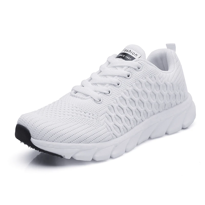2019 Winter Women Tennis Shoes Female Comfortable Outdoor Jogging Sport Shoes Stable Athletic white black pink Soft Trainers hot